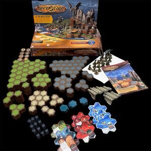 Heroscape Master Set Rise of the Valkyrie Game 2004 Incomplete W/ Box & Rulebook